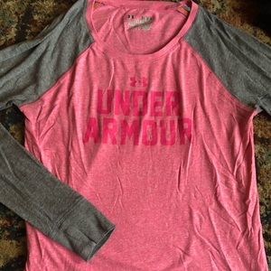 UA Pink/Grey Long Sleeve